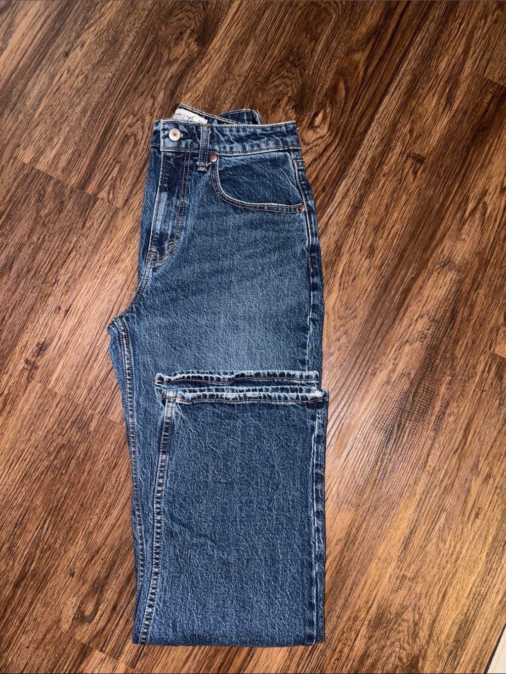 CURVE LOVE Abercrombie & Fitch High-Rise 90s relaxed jeans